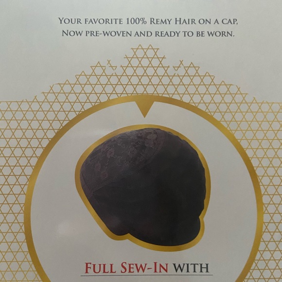 26”100% Remy natural texture wig. Never worn - Picture 5 of 6